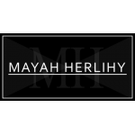 Mayah Herlihy Kids B/W logo Hoodie